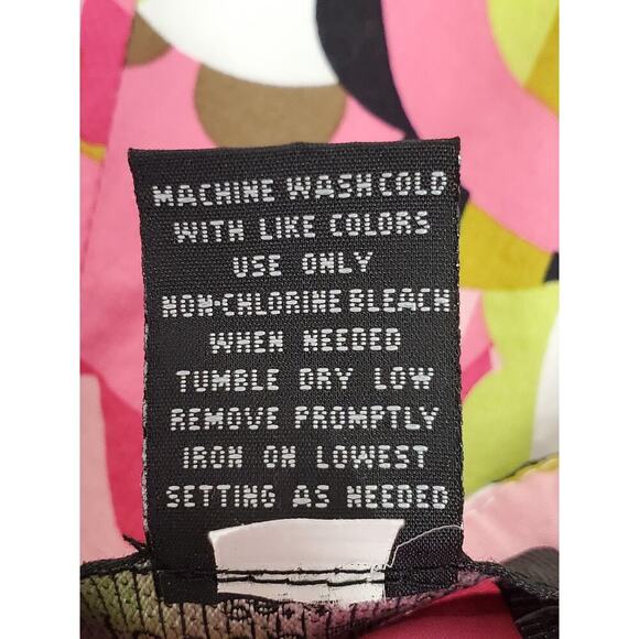 FOCUS 2000 Women's Multicolor Floral Print Flared Skirt Sz 10P - Picture 6 of 6